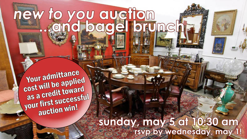 Banner Image for New To You Auction... and Bagel Brunch!